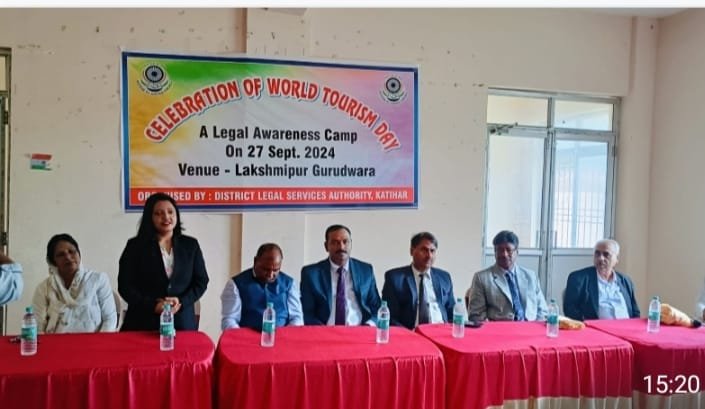 ऐतिहासिक गुरुद्वारा लक्ष्मीपुर मे विश्व पर्यटन दिवस का आयोजन किया गया