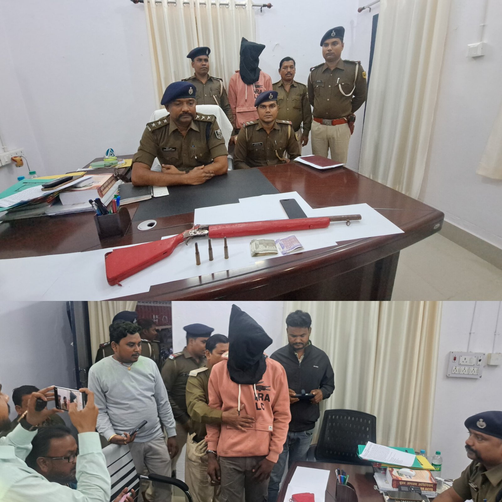 ननबैंकिग कम्पनी से डकैती करने वाले गिरोह के एक अपराधकर्मी को एक देशी कट्टा एवं तीन कारतूस के साथ किया गिरफ्तार