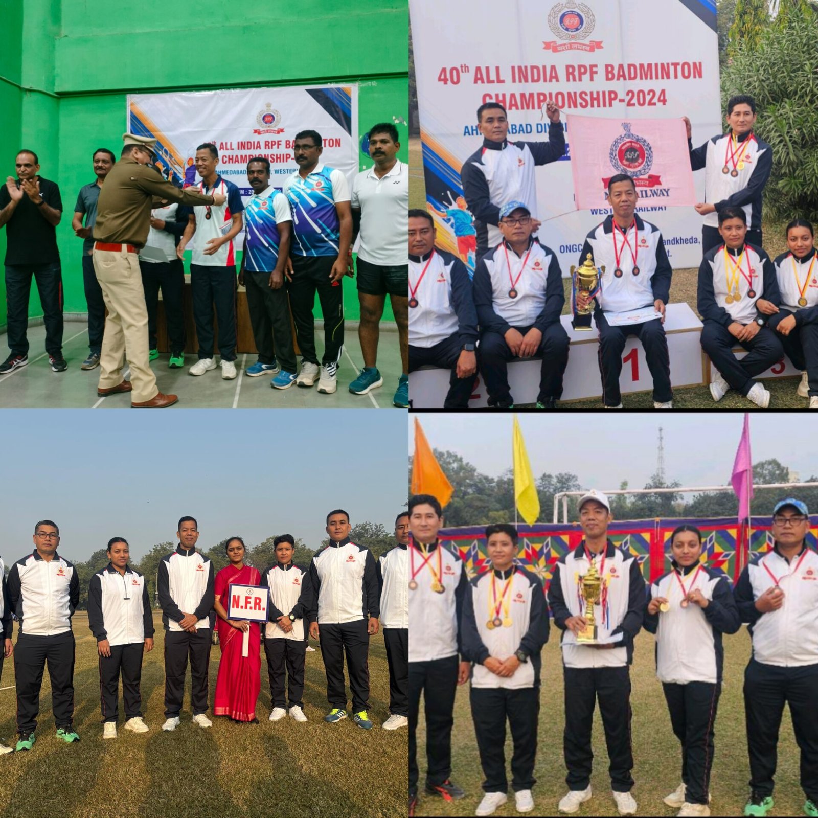 गुजरात में आयोजित 40 वा ऑल इंडिया आरपीएफ बैडमिंटन चैंपियनशिप