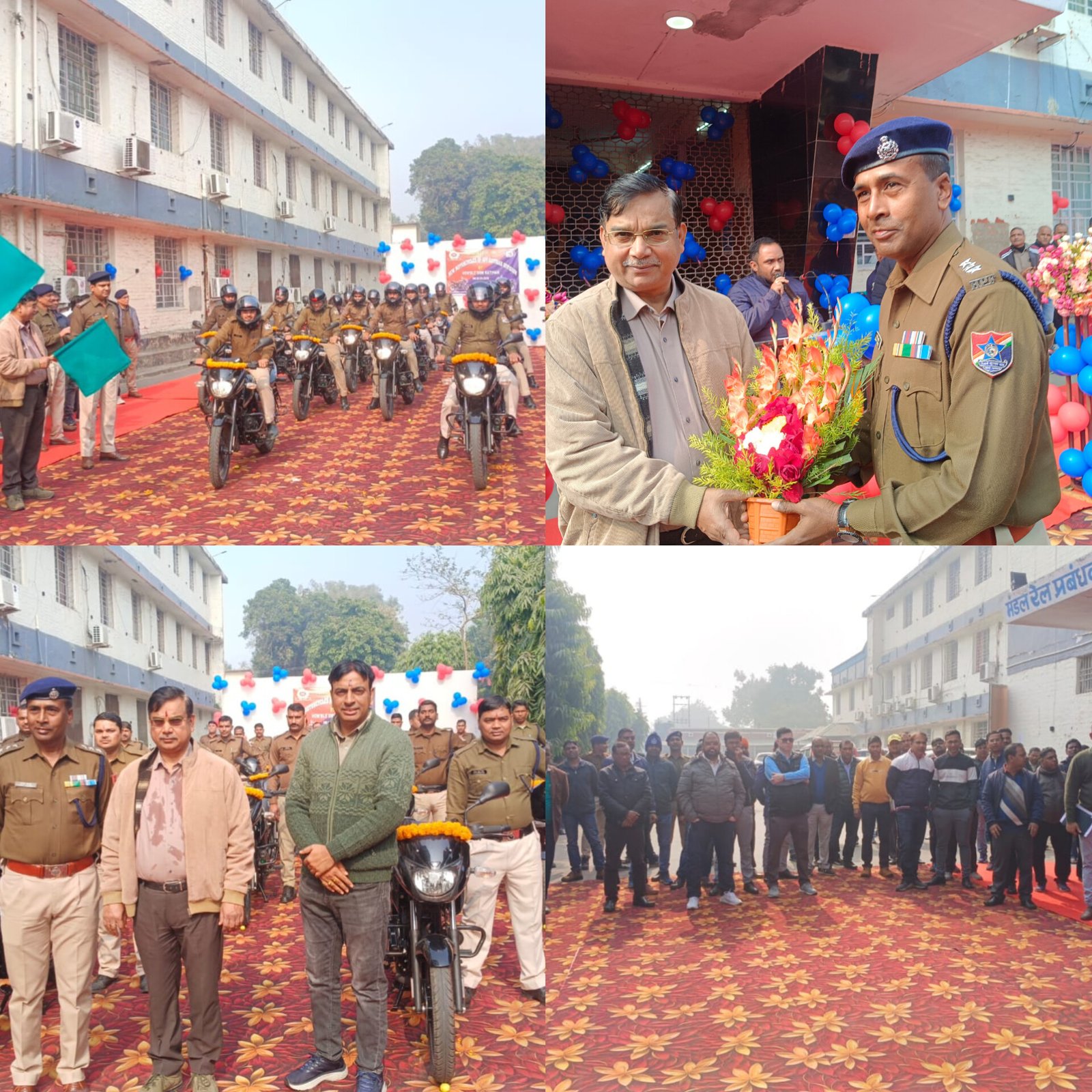 कटिहार रेल मंडल में रेलवे सुरक्षा बल पल्सर बाइक पे दिखेंगे गश्त करते हुए