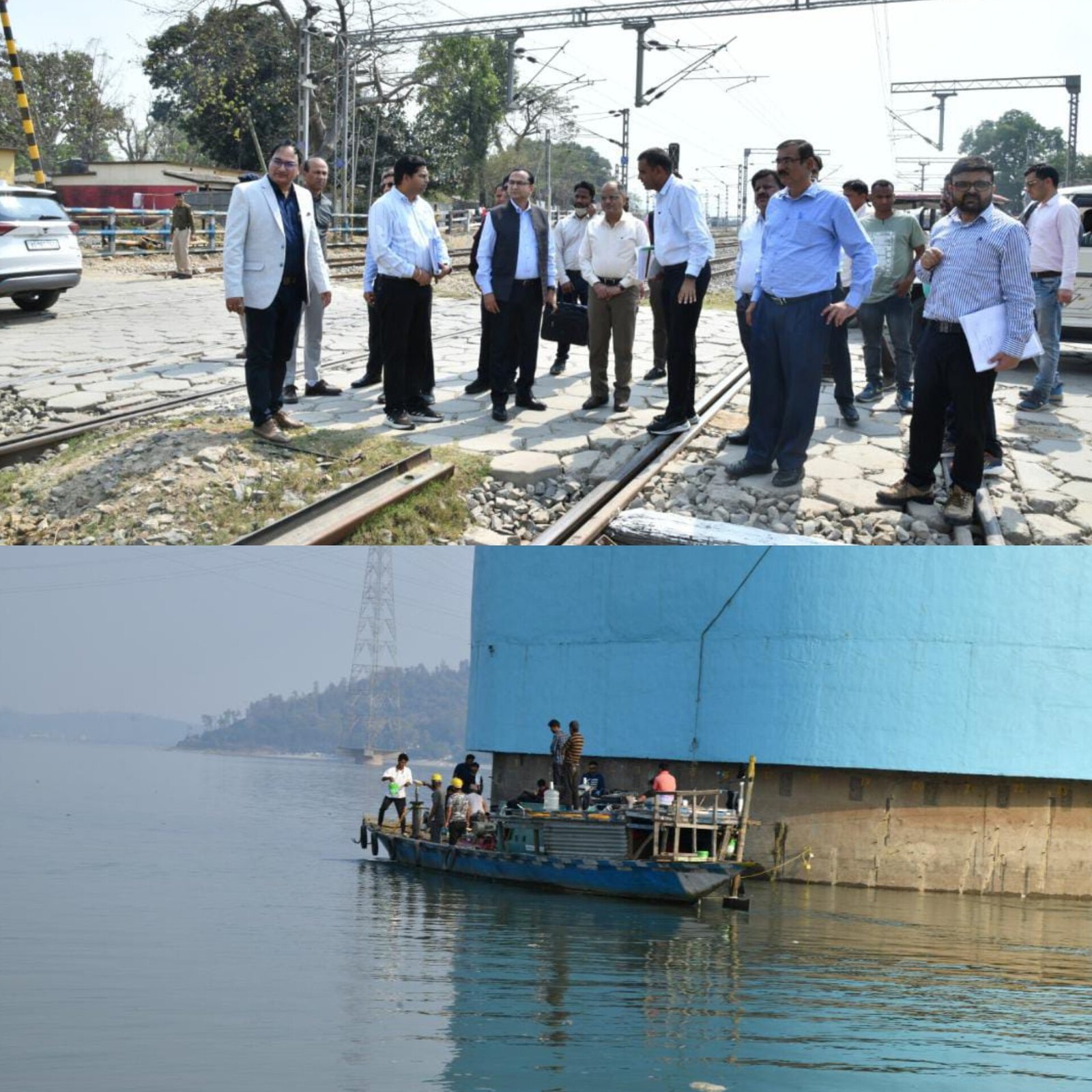 पू. सी. रेलवे के महाप्रबंधक ने जोगीघोपा में मल्टी मॉडल लॉजिस्टिक्स हब की रेल बुनियादी संरचना के कार्य प्रगति का किए निरीक्षण