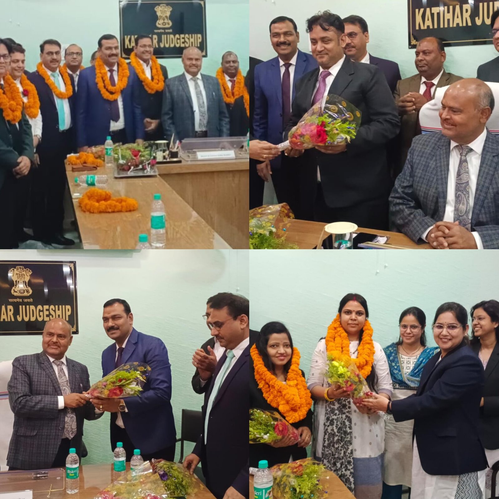 कटिहार न्यायालय में पन्द्रह न्यायिक पदाधिकारी का तबादला उपरांत विदाई समारोह आयोजित।