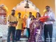 दो दिवसीय जेठुआ काली पूजा को लेकर मंदिर प्रांगण में उमड़ी भीड़