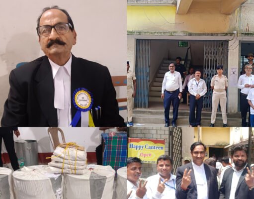 अधिवक्ता संघ का चुनाव शांतिपूर्ण संपन्न,91 प्रतिशत हुआ मतदान