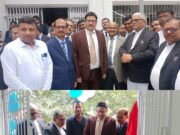 पटना उच्च न्यायालय के न्यायमूर्ति द्वारा अधिवक्ता हाल सहित दर्जनों नए सुविधाओं का किया गया उद्घाटन