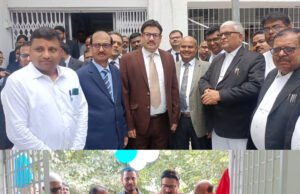 पटना उच्च न्यायालय के न्यायमूर्ति द्वारा अधिवक्ता हाल सहित दर्जनों नए सुविधाओं का किया गया उद्घाटन