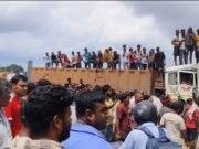 कुर्सेला एनएच-31 पर दो हाइवा में आमने-सामने टक्कर, चालक की मौत, खलासी घायल