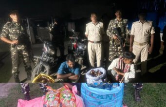 नेपाल से भारत तस्करी कर ला रहे शराब के साथ दो तस्कर को एसएसबी ने किया गिरफ्तार