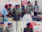 एसएसबी 56 वीं वाहिनी में रक्तदान शिविर का आयोजन