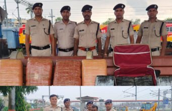 Rajdhani Express से 51 पैकेट गांजा बरामद, कटिहार Station पर RPF की बड़ी कार्रवाई