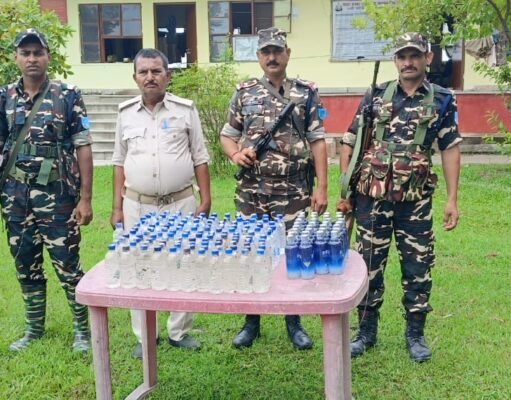 नेपाल से लाई जा रही शराब जब्त, तस्कर फरार