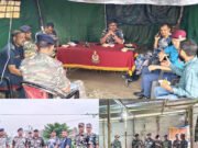 सेनानायक ने बीओपी का लिया जायजा, काउंटर पार्ट के अधिकारी के साथ बैठक