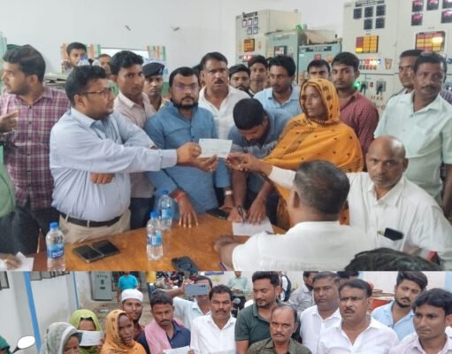 कोढ़ा प्रखंड मुसापुर में बिजली हादसे में 27 पशुओं की मौत, 24 घंटे में मुआवजा वितरण।