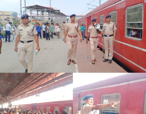 कटिहार स्टेशन पर गंगा स्नान को जा रहे श्रद्धालुओं की उमड़ी भीड़