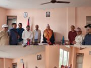 मोरंग जिला अधिकारी से हरि सत्संग समिति के पदाधिकारी ने किया परिचयात्मक मुलाकात