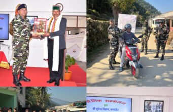पंचम वाहिनी में सेनानायक सुरेंद्र विक्रम के अध्यक्षता में सैनिक सम्मेलन का आयोजन।