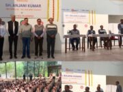 कर्नल एकेडमी के प्रांगण में श्री अंजनी कुमार, महाप्रबंधक एन एफ रेलवे ने किया बच्चों से संवाद