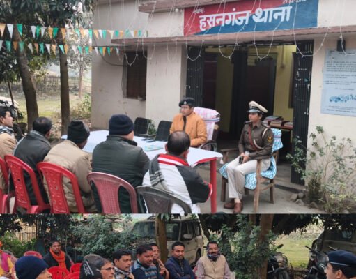 हसनगंज थाना में एसपी शिखर चौधरी ने की कांडों की समीक्षा, जन-सुनवाई कर दिए त्वरित निष्पादन के निर्देश