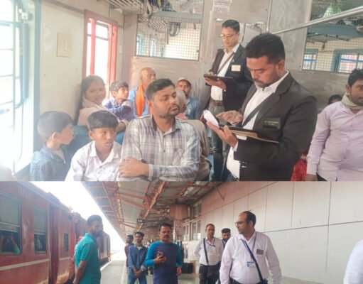 कटिहार रेलमंडल में बड़ा एक्शन: सैकड़ों बेटिकट यात्री पकड़े गए