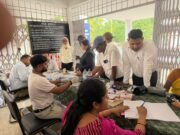 न्यायालय परिसर में मुफ्त स्वास्थ्य जांच शिविर, 150 लोगों ने उठाया लाभ