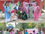 नन्हे हाथों ने संवारा पर्यावरण: सिल्वर बेल्स स्कूल में रेलवे महिला कल्याण संगठन ने किया वृक्षारोपण