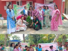 नन्हे हाथों ने संवारा पर्यावरण: सिल्वर बेल्स स्कूल में रेलवे महिला कल्याण संगठन ने किया वृक्षारोपण